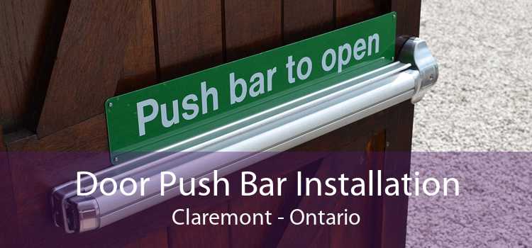 Door Push Bar Installation Claremont - Ontario