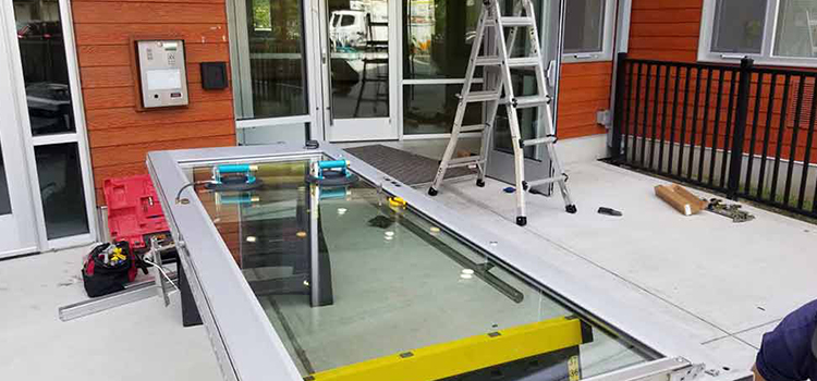 storefront door glass replacement Brougham